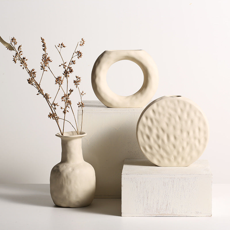 Vases en céramique style scandinave