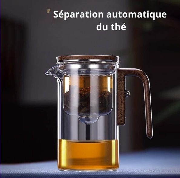 Théière en Verre avec Filtration Magnétique