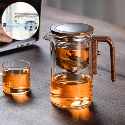 Théière en Verre avec Filtration Magnétique